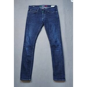 Denham Razor Slim Fit Selvedge Denim Jeans Men's 32" X 35" Fits 34" Made Italy